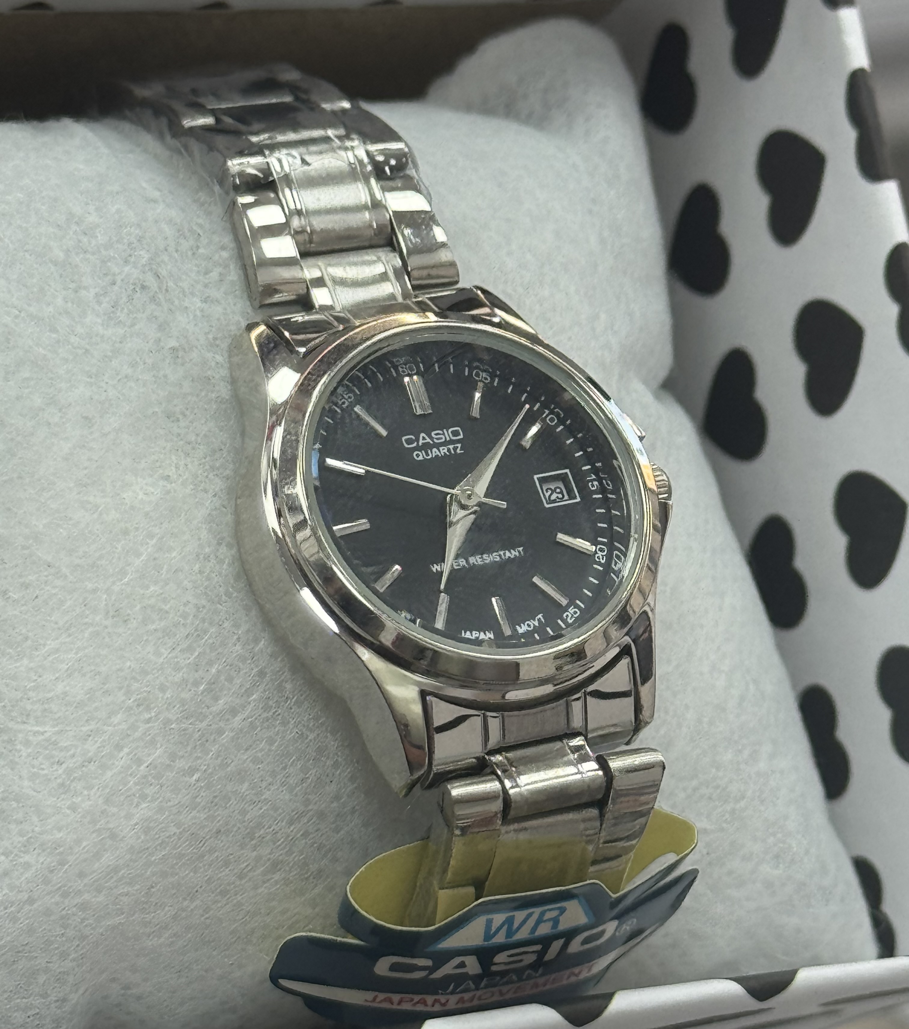 ساعت بند استیل CASIO | ساعت کاسیو تاریخ شمار