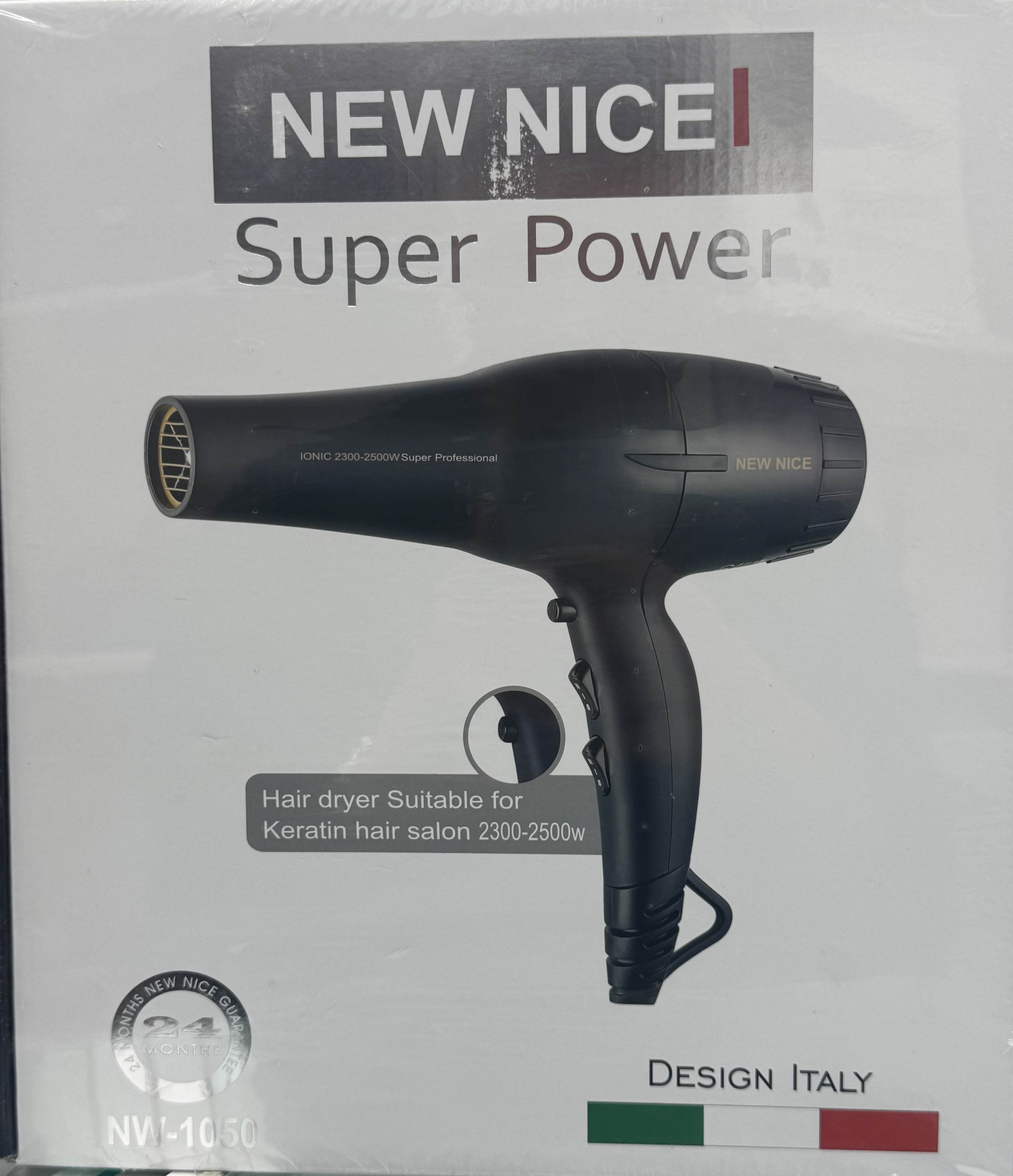 سشوار نیونایس مدل NW-1050 با قدرت 2500w