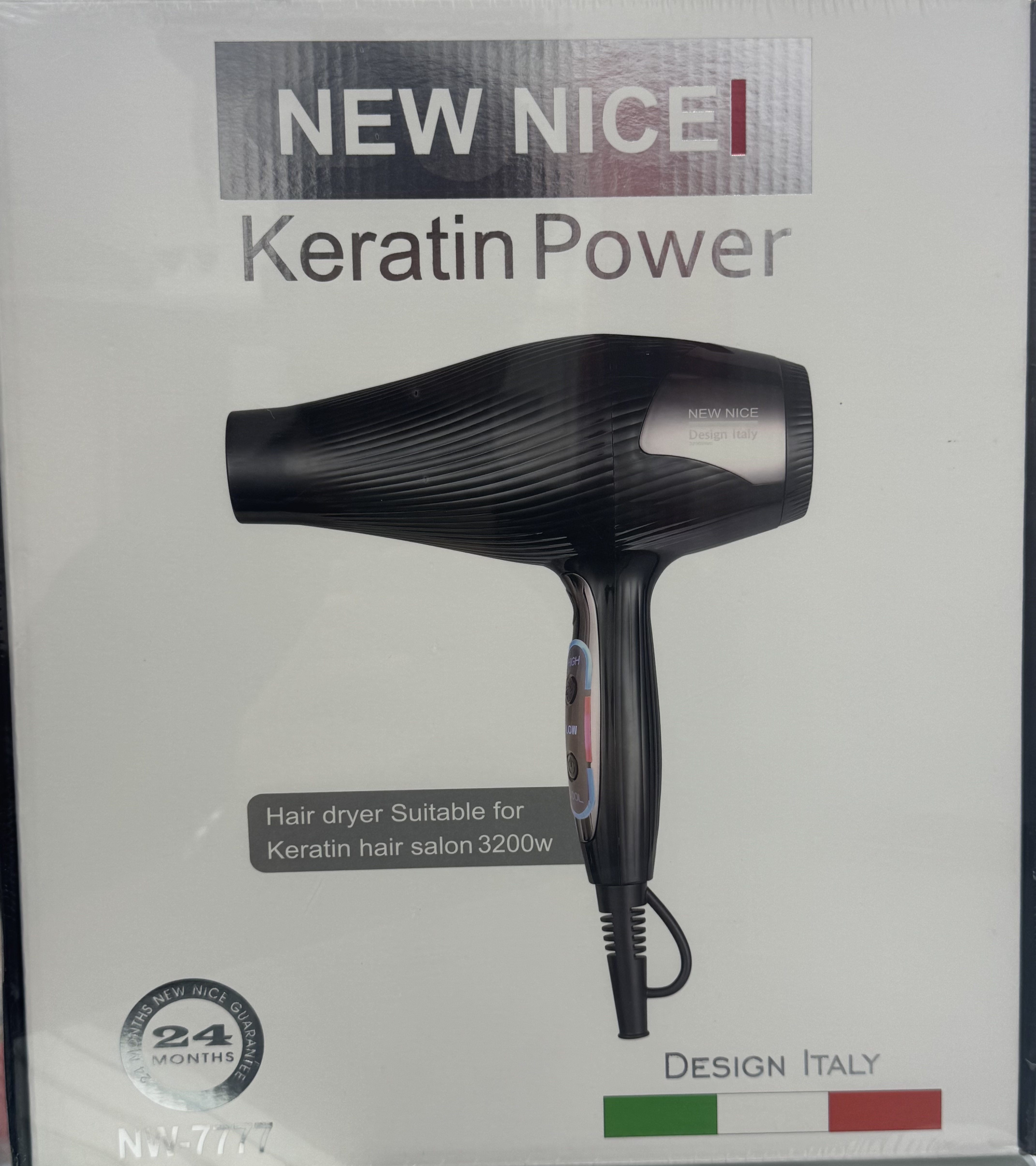 سشوار نیونایس مدل NW-7777 با قدرت 3200w