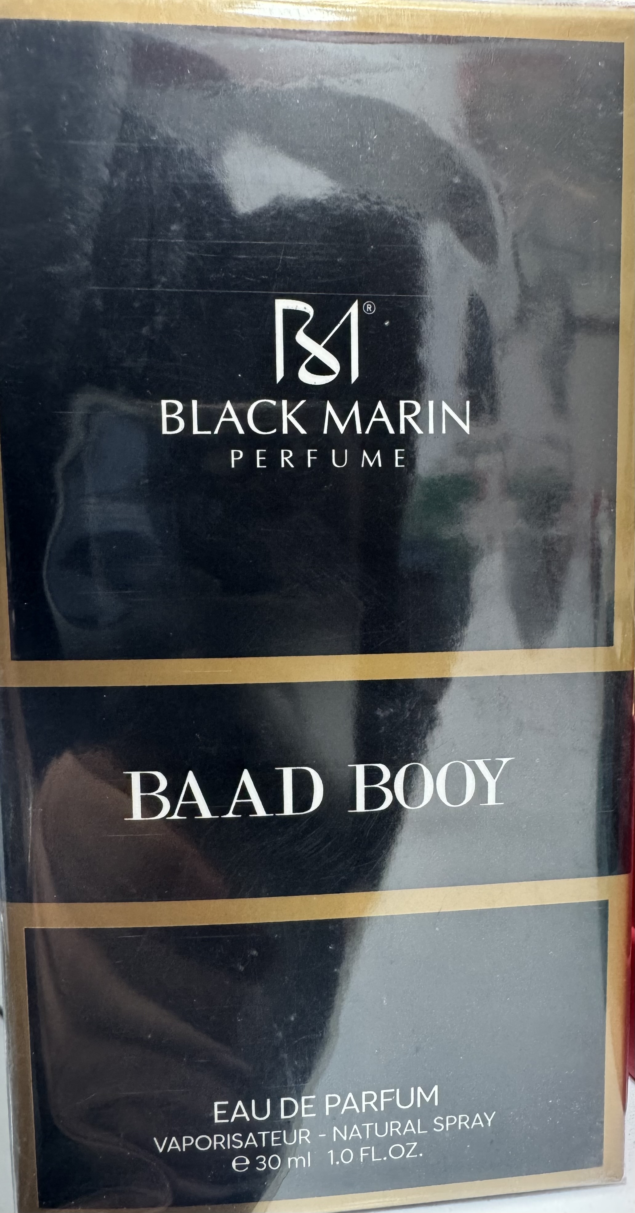 ادوپرفیوم مردانه black marin مدل baad booy حجم 30 میلی لیتر