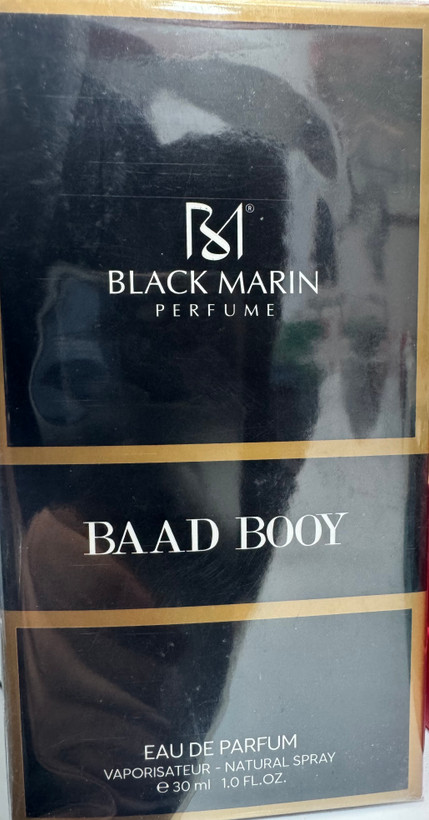 ادوپرفیوم مردانه black marin مدل baad booy حجم 30 میلی لیتر