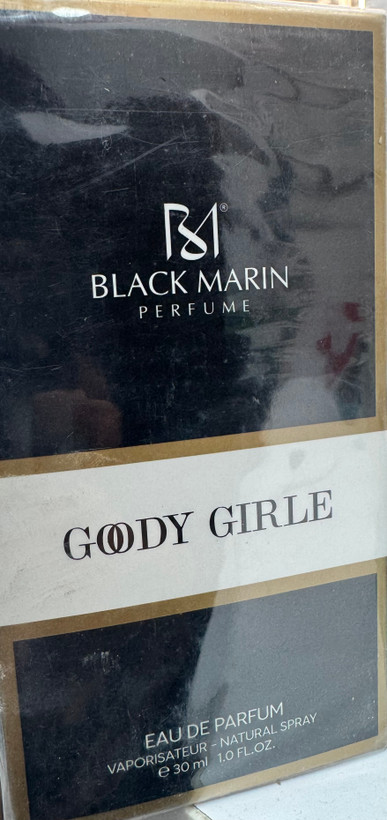 ادوپرفیوم مردانه black marin مدل goody girle حجم 30 میلی لیتر