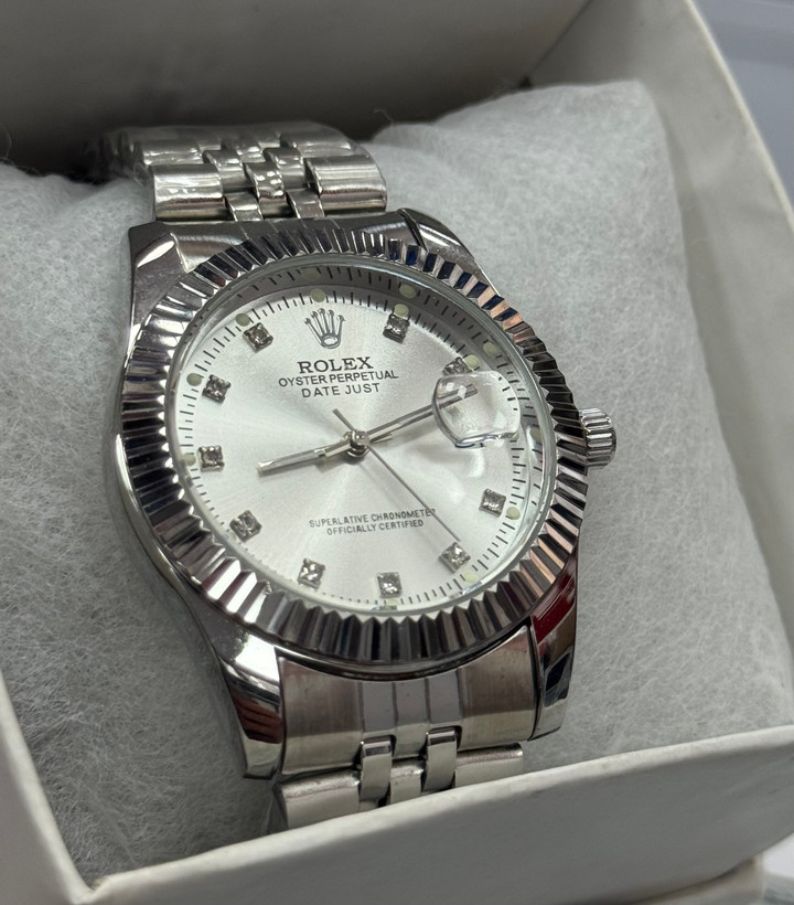 ساعت بند استیل rolex | ساعت رولکس تاریخ شمار