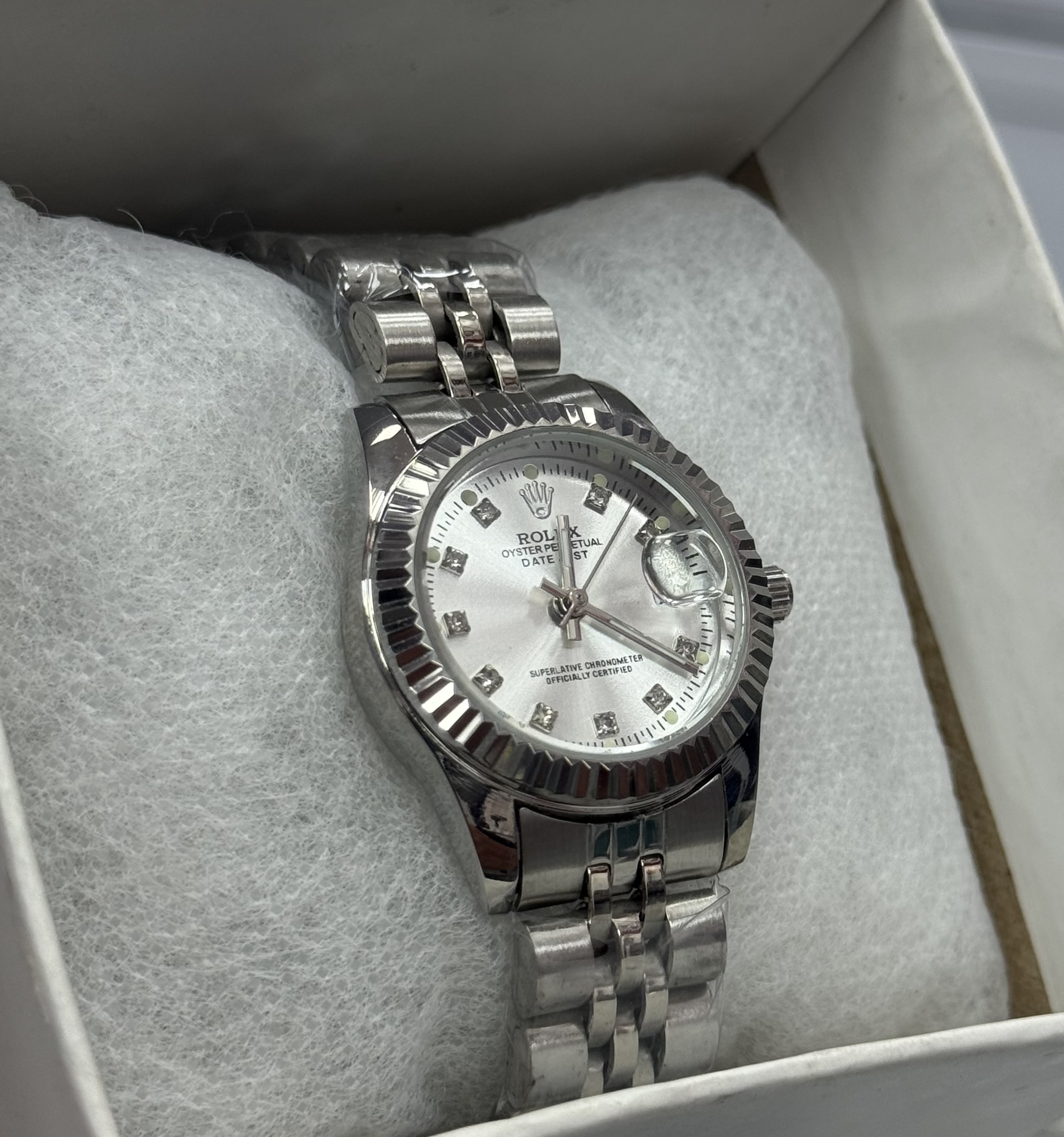 ساعت بند استیل rolex | ساعت رولکس تاریخ شمار